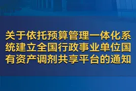关于依托预算管理一体化系统建立全国行政事业单位国有资产调剂共享平台的通知#国有资产  #预算管理一体化视频封面