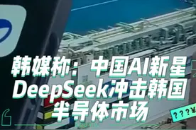 韩媒称：中国AI新星DeepSeek冲击韩国半导体市场 #外网评论视频封面