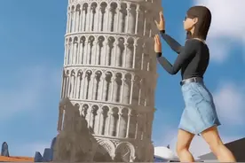 如何拉直比萨斜塔，为了不让它倾斜倒塌又做了哪些努力？ #3d动画视频封面