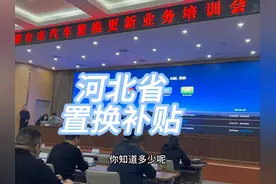 聊聊河北省置换补贴，你听说了吗 #邢台点派二手车视频封面