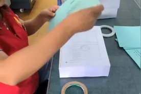 标书胶装#制作过程 #道克图文 #标书