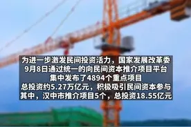 #关注汉中  国家发展改革委公开推介一批吸引民间资本参与的重点项目，汉中5个！总投资18.55亿元 （编辑：王玉恒）视频封面