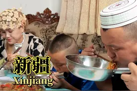 今天在家做丸子夹沙大杂烩，很下饭的新疆菜，步骤简单一学就会 #夹沙 #丸子 #抖音美食推荐官 #农村生活 #2024新农人计划视频封面