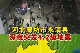 深夜突发地震！#河北廊坊市永清县发生4.2级地震 ！近30万人次收预警！视频封面