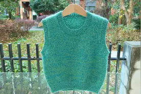 斯德哥圆领背心（儿童）编织教程1：左领口#编织教程 #棒针编织视频封面