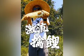 激流钓大鲤鱼 谷麦钓选位精要干货 #夏天就是要去钓大鱼 #2024dou来钓鱼视频封面