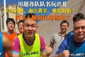 #四川人脑洞比球场还大  9月5日，“川超”还没开踢，各队队名已率先“整活”出圈。宜宾·长江首城队、巴中·南江黄羊队、雅安·貊貊队、自贡·灯城燊龙队……#川超成都队奖励1万元征集队徽 ，显然是要憋个“大招”惊艳全场！各位“民间文豪”“地域梗王”，赶紧来投稿！#川超观察视频封面