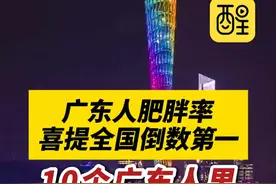 广东人肥胖率喜提全国倒数第一，10个广东人里难挑出1个胖子！ 广东人统一话语：好热气 你们去吧，网友：合着广东就我胖了呗！（编辑：黄燕飞；责编：郭少媚；素材来源：大湾区卫视）#肥胖 #超重 #饮食 #老百姓关心的话题 #广东dou知道 肥胖是疾病的上游万病之源视频封面