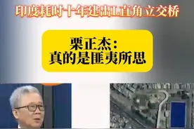 印度耗时十年建出L直角立交桥 栗正杰： 真的是匪夷所思