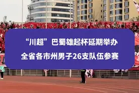 “川超”巴蜀雄起杯延期举办，全省各市州男子26支队伍参赛，先来为家乡战队“扎起”！#四川 #川超 #足球 #权威解读 #苏超视频封面