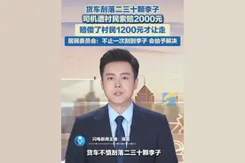 6月20日（报道），湖北襄阳。货车不慎刮落二三十颗李子，司机遭村民堵路索赔2000元，最后给了1200元才让走。社区居民委员会工作人员称，已了解到此事，会给予解决。视频封面