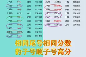 详细演示火爆全网的“手机尾号评分估值同号同分”不出镜热门直播视频封面
