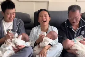 5月14日（采访)，贵州六盘水，95后宝妈生下双胞胎儿子，又如愿生下三胞胎女儿视频封面