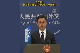 外交部发言人郭嘉昆3月31日在例行记者会上表示，中方高度关注缅甸地震灾情，将发扬中缅胞波情谊，与缅方共克时艰、共渡难关，全力搜救幸存者、救治伤员，将援助物资送到灾民手中。#秀我中国 #外交部视频封面