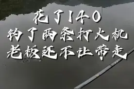 花了140钓费，钓了2条打火机，老板还不让带走，天理何在！#路亚视频封面