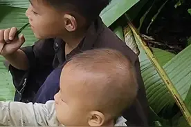 小凯被坏人顶上了，在山上强哥都没有发现 #农村生活