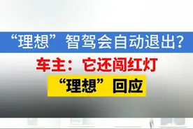 1月27日，台州的张先生花三十多万在理想汽车台州路桥服务中心买了一辆理想L7。他反映，购车时门店表示车辆智能驾驶很好用。可他开了一段时间后，感觉智能驾驶不太智能，有时会闯红灯，还会自动退出，造成危险。视频封面