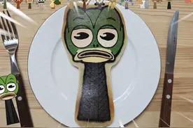 国外山海经手工煎饼画 #国外山海经 #手工DIY