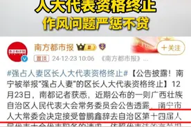 强占人妻区长曾鹏鑫人大代表资格终止#热点 #作风视频封面