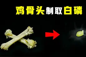 用鸡骨头从零开始制取白磷 #化学实验 #科普 #趣味实验 #制作过程视频封面