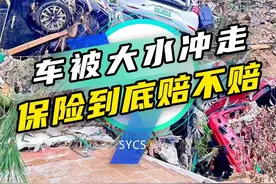 车被大水冲走后保险赔不赔，怎么赔#保险知识 #大水 #水淹车 #加油 #汽车人共创计划