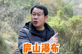 望庐山瀑布，飞流直下三千尺，疑是银河落九天，怎么样？ #大好河山一起打卡 #江西 #庐山 #瀑布