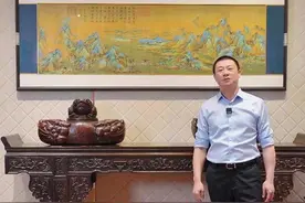 把千里江山映入室内，何尝不是一桩美事？#千里江山图 #家居挂画 #装饰画 #山水画 #带你走进画里视频封面