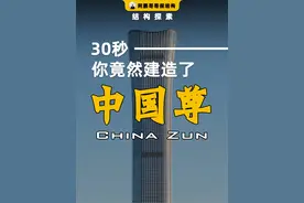 只需30秒，你竟然建造了中国尊 #结构设计 #涨知识 #科普 #中国尊