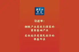 新华社消息｜习近平：钢铁产业是我们国家的重要基础产业，实体经济是国民经济的根基所在视频封面