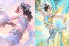 “只需盛放，我自有光！”#甄姬西施至美风华皮肤