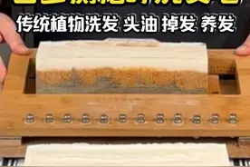 苦参侧柏叶洗发皂 手工切皂过程 头油头痒掉发断发洗头养发 #手工皂 #冷制手工皂 #天然手工皂 #洗头 #养发视频封面