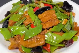 大厨教你芸豆炒肉的家常做法，简单实用，老少皆宜好吃又下饭