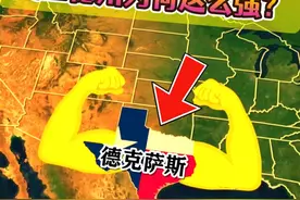为何美国德州这么强？单拎出来在全球范围内也能排上号！ #地理科普 #德克萨斯 #地理 #美国 #地理冷知识视频封面