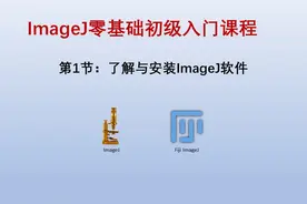ImageJ软件零基础使用与安装 #软件