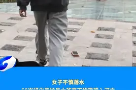 女子不慎落水，68岁绿化养护员大爷毫不犹豫跳入河中
营救15分钟 成功把落水女子救上岸视频封面