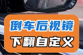 倒车后视镜 下翻自定义： #后视镜下翻 绝对是个好功能，消除倒车盲区非常灵，但是你知道怎么调节镜片下翻的位置吗？#奔驰E #奔驰E300L #北京奔驰视频封面
