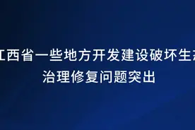 典型案例 | ​江西省一些地方开发建设破坏生态 治理修复问题视频封面