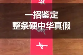 纯干货！教你一招鉴定，整条硬中华真假！#真假烟鉴定视频封面