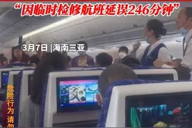3月7日 海南三亚  一乘客往飞机发动机里扔3-5枚硬币 南方航空回应：“已转交公安机关处理 因临时检修航班延误246分钟”#民生关注 #你怎么看 #危险视频封面