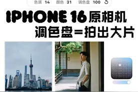 直出大片~iPhone16原相机调色盘参数总结+使用技巧！#手机技巧分享 #玩机技巧 #拍照手机天花板 #数码科技 #iphone拍照小技巧