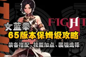 dnf手游女圣职新职业女蓝拳从入门到精通-装备选择、技能加点视频封面