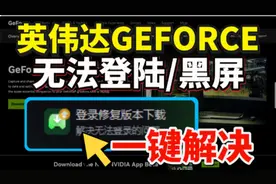 100%解决英伟达登录页面无法加载、英伟达登录界面黑屏方法视频封面