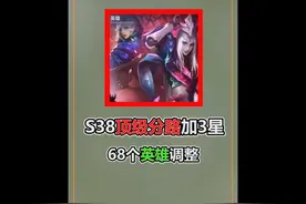 S38顶级分路加3星，无限乱斗升级，68位英雄调整 #王者荣耀视频封面