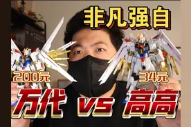 必看！详细对比！万代 vs 高高 hg 非凡强袭自由 高达视频封面