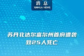 #新华社消息  ｜苏丹北达尔富尔州首府遭袭致25人死亡视频封面