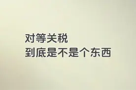 特朗普的对等关税概念，到底是什么？视频封面
