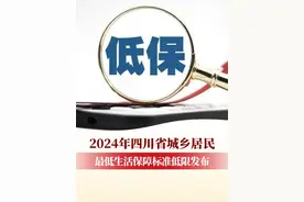 2024年四川省城乡居民最低生活保障标准低限发布 #低保 #低保标准视频封面