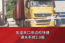 广西友谊关口岸：货运汽车15秒通关 #铸牢共同体中华一家亲视频封面