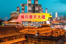 极限工程，中国第一座横向摩天大楼，重庆来福士广场#地标建筑视频封面