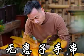 三天时间做的无患子手串，轻戴父母腕间，是朴实的祝福，更是长久的陪伴。祝新年安好，伴一生时光。#我的乡村生活 #新农人计划2024 #纯手工打造 @DOU+小助手视频封面